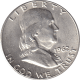 1962 SILVER HALF DOLLAR - WORLD COINS - Cambridgeshire Coins