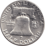 1962 SILVER HALF DOLLAR - WORLD COINS - Cambridgeshire Coins
