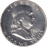 1962 SILVER HALF DOLLAR - WORLD COINS - Cambridgeshire Coins