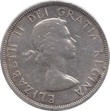 1962 SILVER ONE DOLLAR CANADA - SILVER WORLD COINS - Cambridgeshire Coins