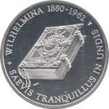 1962 SILVER PROOF NETHERLAND DEATH OF WILHELMINA COMMEMORATIVE COIN - SILVER WORLD COINS - Cambridgeshire Coins
