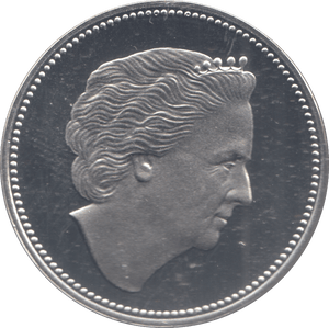 1962 SILVER PROOF NETHERLAND DEATH OF WILHELMINA COMMEMORATIVE COIN - SILVER WORLD COINS - Cambridgeshire Coins