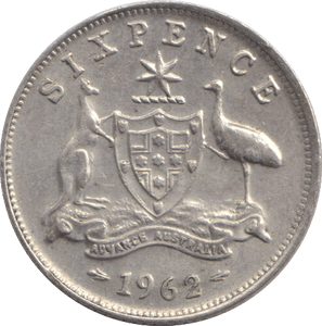 1962 SILVER SIXPENCE - SILVER WORLD COINS - Cambridgeshire Coins