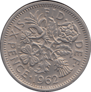 1962 SIXPENCE ( AUNC ) - SIXPENCE - Cambridgeshire Coins