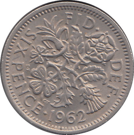 1962 SIXPENCE ( AUNC ) - SIXPENCE - Cambridgeshire Coins