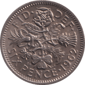 1962 SIXPENCE ( BU ) - SIXPENCE - Cambridgeshire Coins