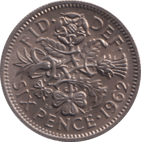 1962 SIXPENCE ( BU ) - SIXPENCE - Cambridgeshire Coins