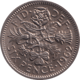 1962 SIXPENCE ( BU ) - SIXPENCE - Cambridgeshire Coins