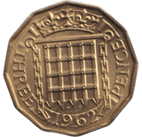 1962 THREEPENCE ( BU ) - THREEPENCE - Cambridgeshire Coins