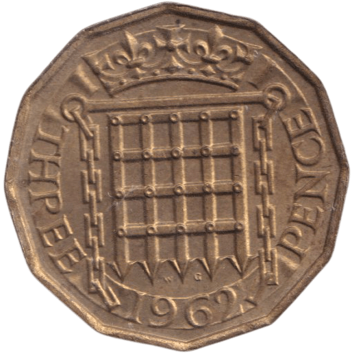 1962 THREEPENCE ( BU ) - THREEPENCE - Cambridgeshire Coins
