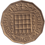 1962 THREEPENCE ( BU ) - THREEPENCE - Cambridgeshire Coins