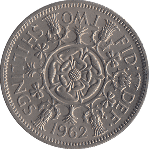 1962 TWO SHILLINGS ( UNC ) - TWO SHILLINGS - Cambridgeshire Coins