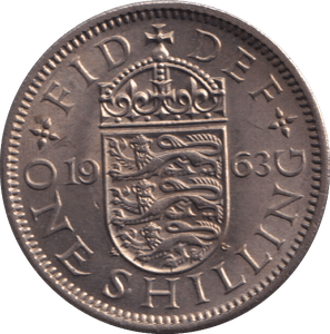 1963 ENGLISH SHILLING ( UNC ) - SHILLING - Cambridgeshire Coins
