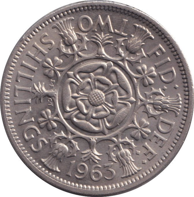 1963 FLORIN ( UNC ) - FLORIN - Cambridgeshire Coins