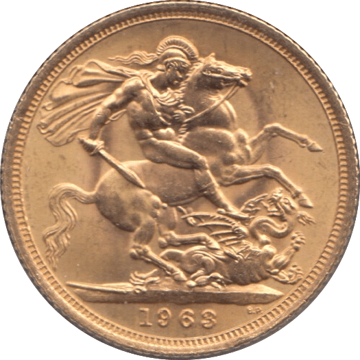 1963 GOLD SOVEREIGN ( UNC ) - Sovereign - Cambridgeshire Coins