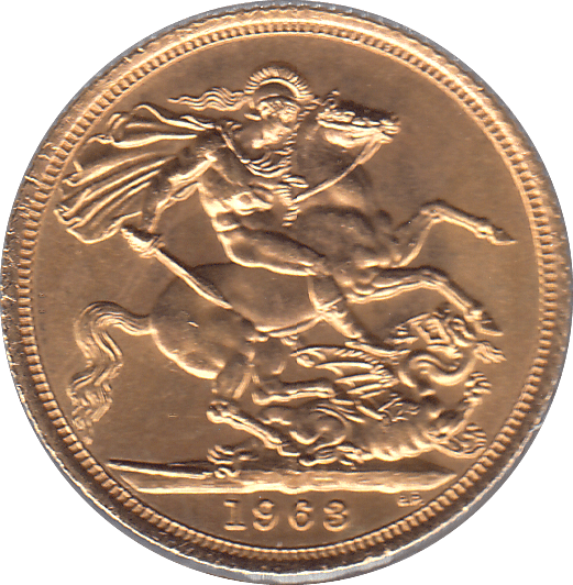 1963 GOLD SOVEREIGN ( UNC ) - Sovereign - Cambridgeshire Coins