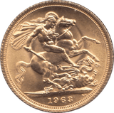 1963 GOLD SOVEREIGN ( UNC ) - SOVEREIGN - Cambridgeshire Coins