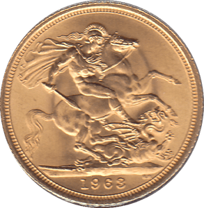 1963 GOLD SOVEREIGN ( UNC ) - Sovereign - Cambridgeshire Coins