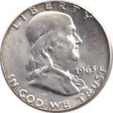 1963 HALF DOLLAR USA - WORLD COINS - Cambridgeshire Coins
