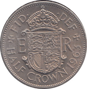 1963 HALFCROWN ( UNC ) - HALFCROWN - Cambridgeshire Coins
