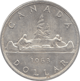 1963 ONE DOLLAR CANADA - WORLD COINS - Cambridgeshire Coins