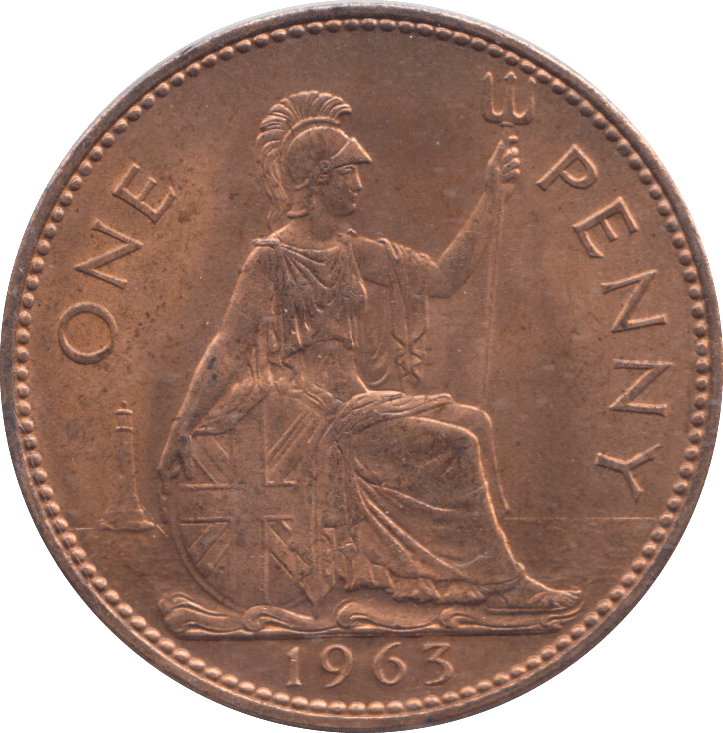 1963 PENNY ( BU ) - PENNY - Cambridgeshire Coins