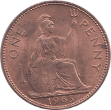 1963 PENNY ( UNC ) - Penny - Cambridgeshire Coins
