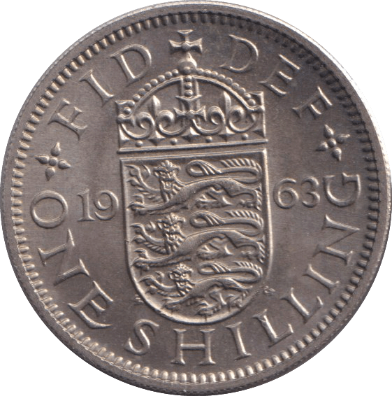 1963 SHILLING ( UNC ) - SHILLING - Cambridgeshire Coins