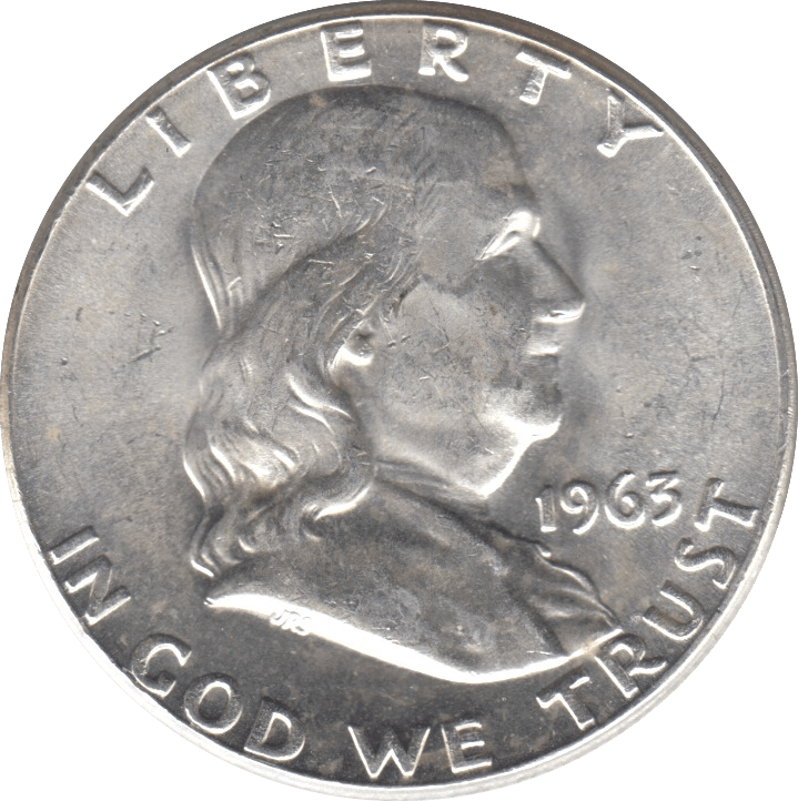 1963 SILVER HALF DOLLAR USA - SILVER WORLD COINS - Cambridgeshire Coins