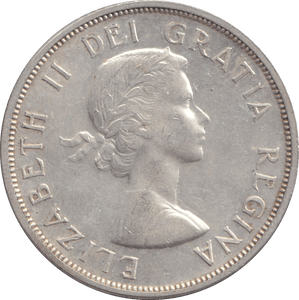 1963 SILVER ONE DOLLAR CANADA - SILVER WORLD COINS - Cambridgeshire Coins