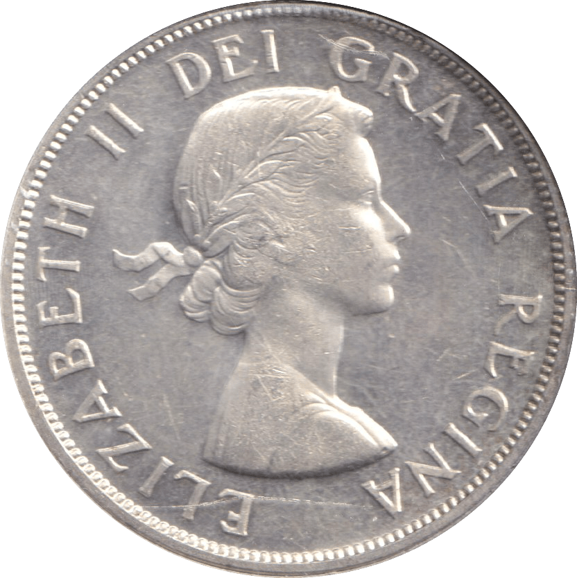 1963 SILVER ONE DOLLAR CANADA - SILVER WORLD COINS - Cambridgeshire Coins