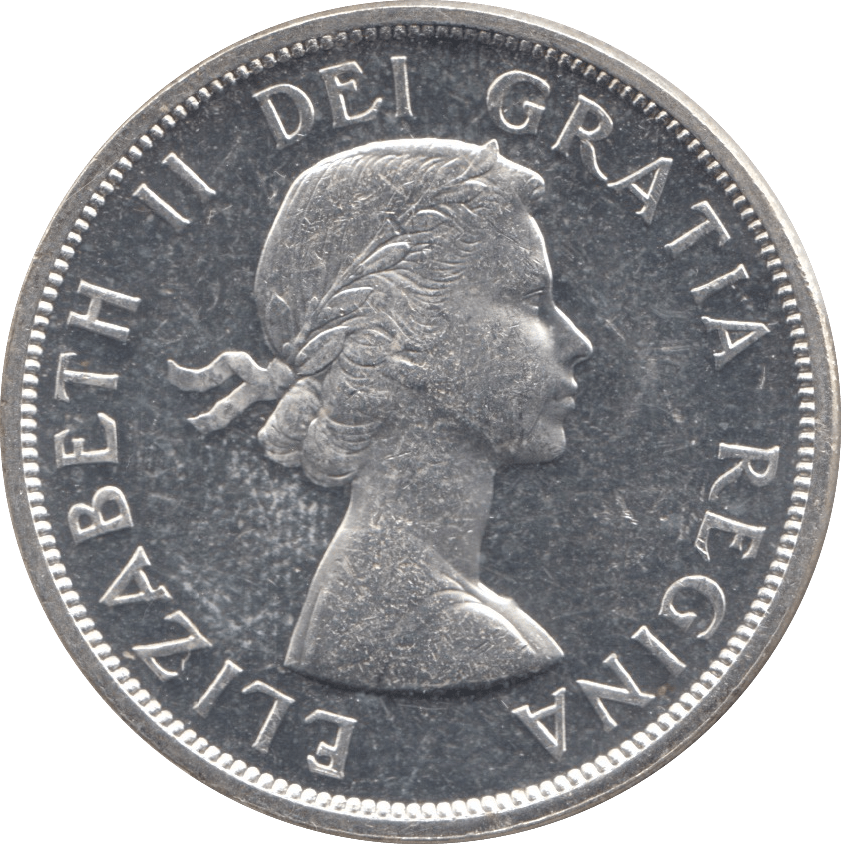1963 SILVER ONE DOLLAR CANADA - SILVER WORLD COINS - Cambridgeshire Coins