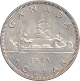 1963 SILVER ONE DOLLAR CANADA - SILVER WORLD COINS - Cambridgeshire Coins