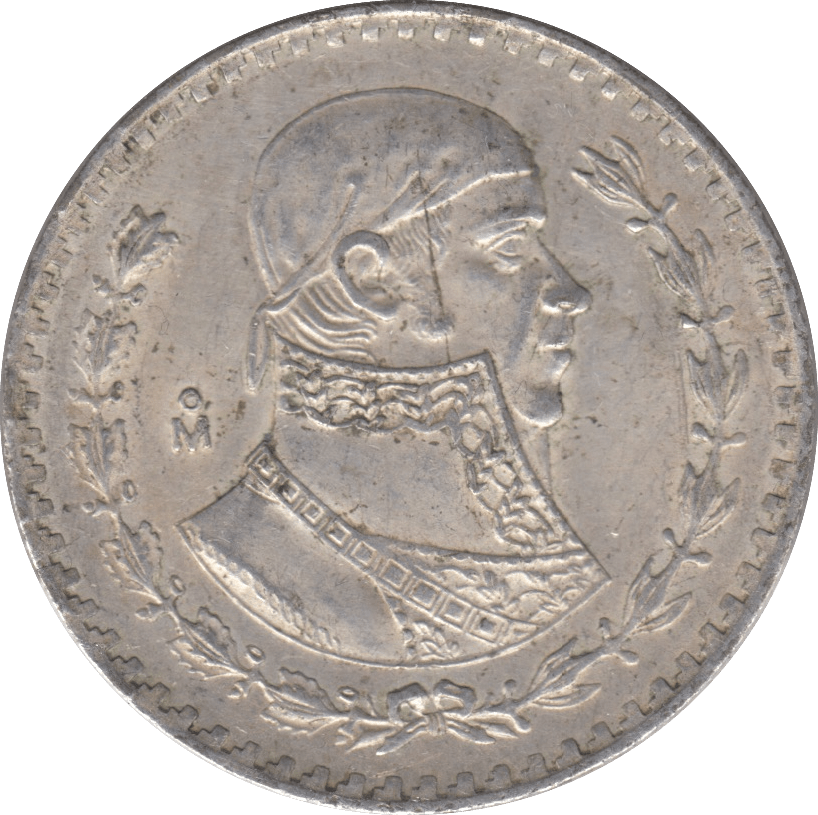 1963 SILVER ONE PESO MEXICO - SILVER WORLD COINS - Cambridgeshire Coins