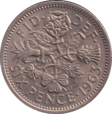 1963 SIXPENCE ( UNC ) - SIXPENCE - Cambridgeshire Coins