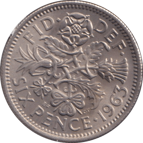 1963 SIXPENCE ( UNC ) - SIXPENCE - Cambridgeshire Coins