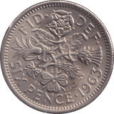 1963 SIXPENCE ( UNC ) - SIXPENCE - Cambridgeshire Coins