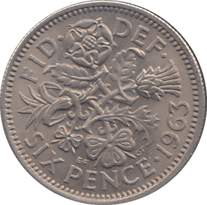 1963 SIXPENCE ( UNC ) - WORLD COINS - Cambridgeshire Coins