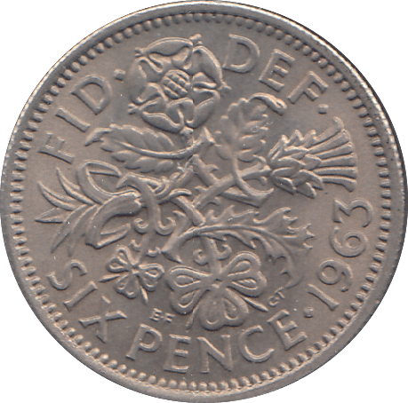 1963 SIXPENCE ( UNC ) - WORLD COINS - Cambridgeshire Coins