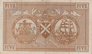 1963 THE ROYAL BANK OF SCOTLAND £5 BANKNOTE REF SCOT - 1 - WORLD BANKNOTES - Cambridgeshire Coins
