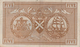 1963 THE ROYAL BANK OF SCOTLAND £5 BANKNOTE REF SCOT - 1 - WORLD BANKNOTES - Cambridgeshire Coins