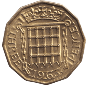 1963 THREEPENCE ( BU ) - THREEPENCE - Cambridgeshire Coins