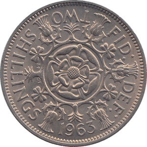 1963 TWO SHILLINGS ( UNC ) - TWO SHILLINGS - Cambridgeshire Coins