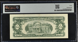 1963 UNITED STATES TWO DOLLAR FR1513 40 EXTREMELY FINE PMG - PMG CERTIFIED WORLD BANKNOTES - Cambridgeshire Coins