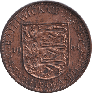 1964 1/12 SHILLING - PENNY - Cambridgeshire Coins