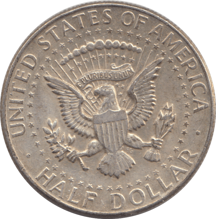 1964 AMERICA HALF DOLLAR - SILVER WORLD COINS - Cambridgeshire Coins