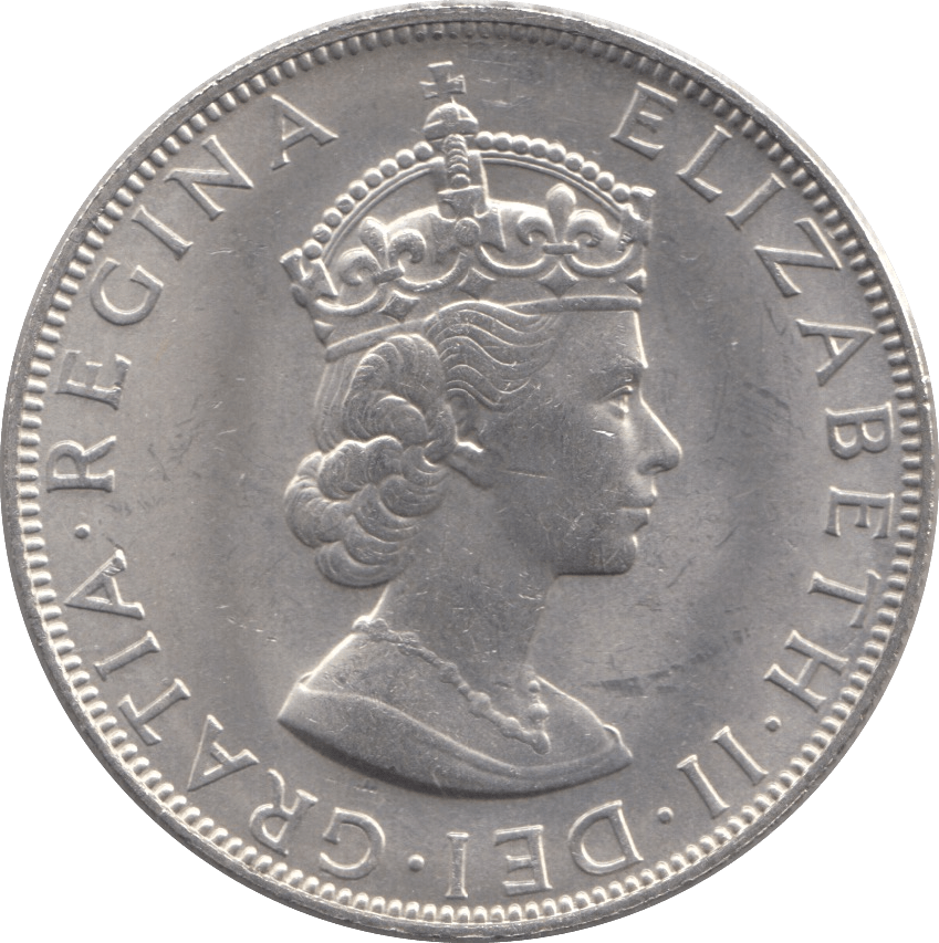 1964 BERMUDA SILVER CROWN - SILVER WORLD COINS - Cambridgeshire Coins