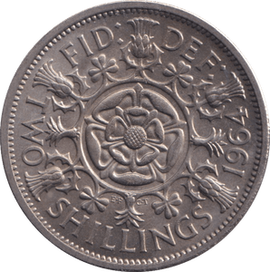 1964 FLORIN ( UNC ) - FLORIN - Cambridgeshire Coins