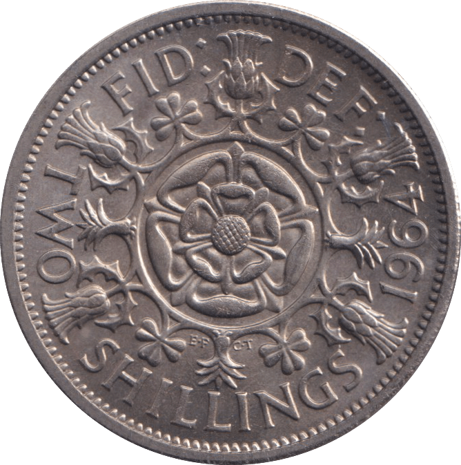 1964 FLORIN ( UNC ) - FLORIN - Cambridgeshire Coins