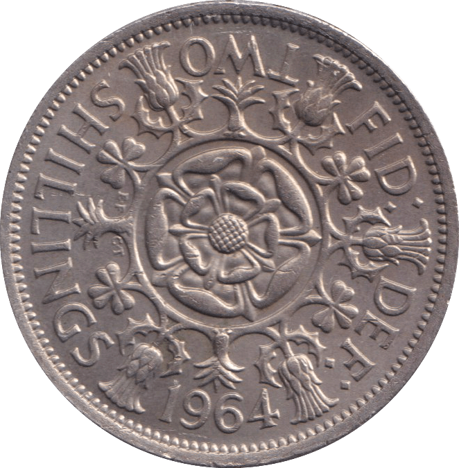 1964 FLORIN ( UNC ) - FLORIN - Cambridgeshire Coins